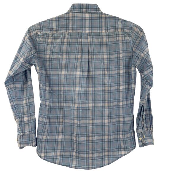 Peter Millar Large Blue Pink Check Plaid Long Sleeve Button Up Shirt - Picture 5 of 5